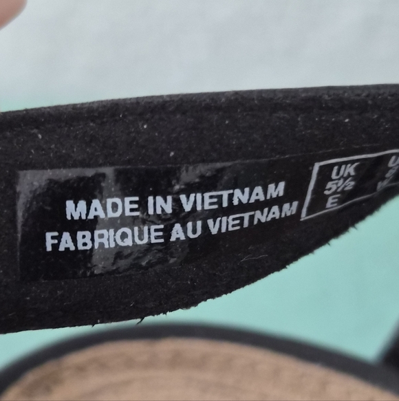 Clarks Unstructured Black Leather Comfort Sandals Block Heel Size 8 - Picture 10 of 12